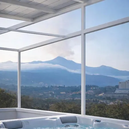 With Mount Etna & Sicilian Vineyard Views Villa *